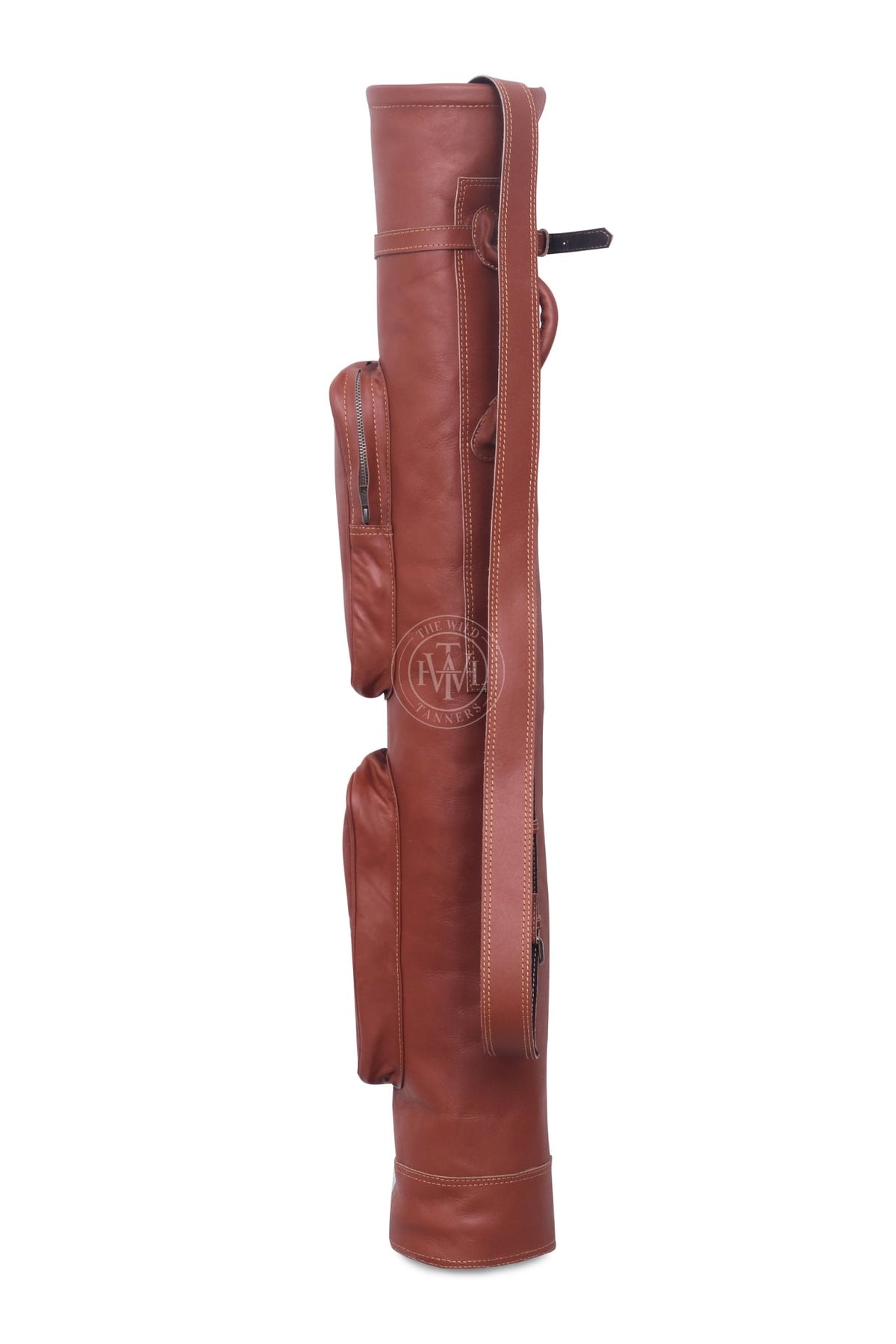 Vintage Leather Sunday Golf Bag, view 3