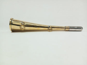 Solid brass fox hunting horn