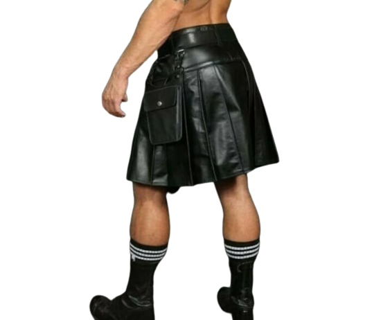 leather kilt, leather kilt for men, mens leather kilt, Gay Kilt, leather gladiator kilt
