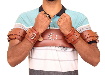 Genuine Leather Bondage Wrist Cuffs