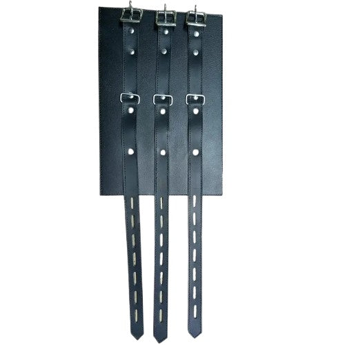black leather arm binder, arm restraint binder, padded leather binder, adjustable bondage binder, BDSM arm restraint