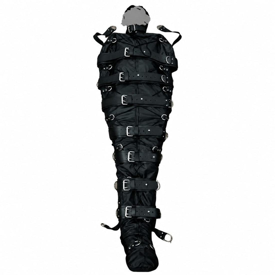 leather sleep sack, mummy bondage bag, real leather, leather products 