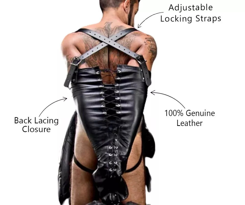 Leather Bondage Armbinder, view 2