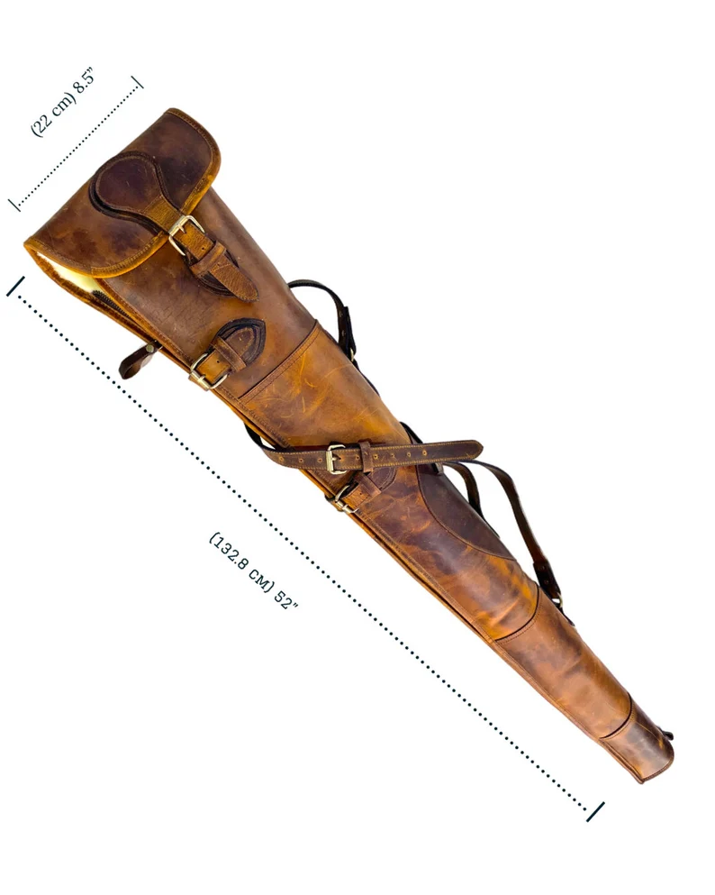 Handmade Leather Shotgun Scabbard, view 4