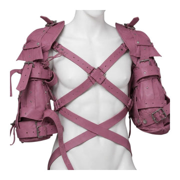 Genuine Cowhide Leather Full-Body Adjustable Harness
