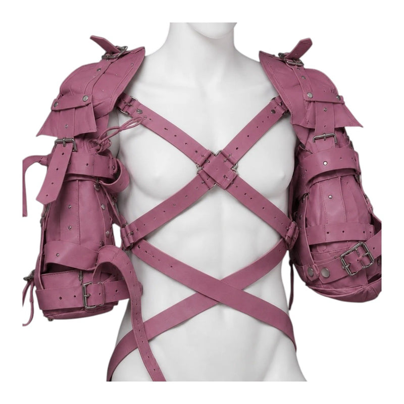 leather pet crawler, adjustable harness, full body harness
