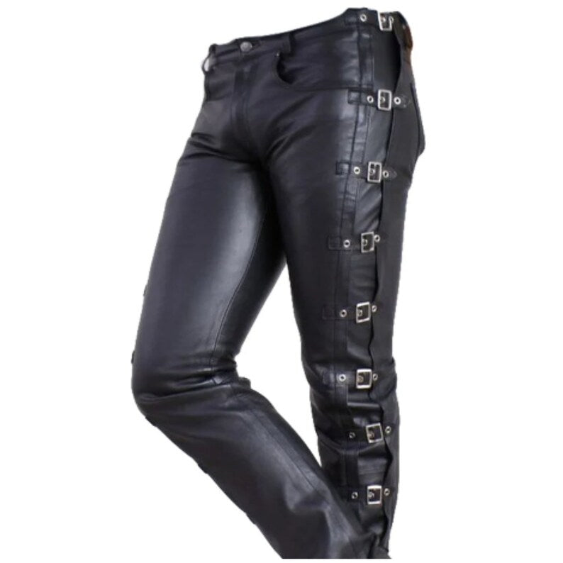 leather pants, leather BDSM Pants, Leather Bondage Pants, Gay Leather Pants, Leather pants mens