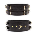 black bondage leather waist belt, leather bondage belt, bdsm leather waist belt, bondage waist belt with d-rings