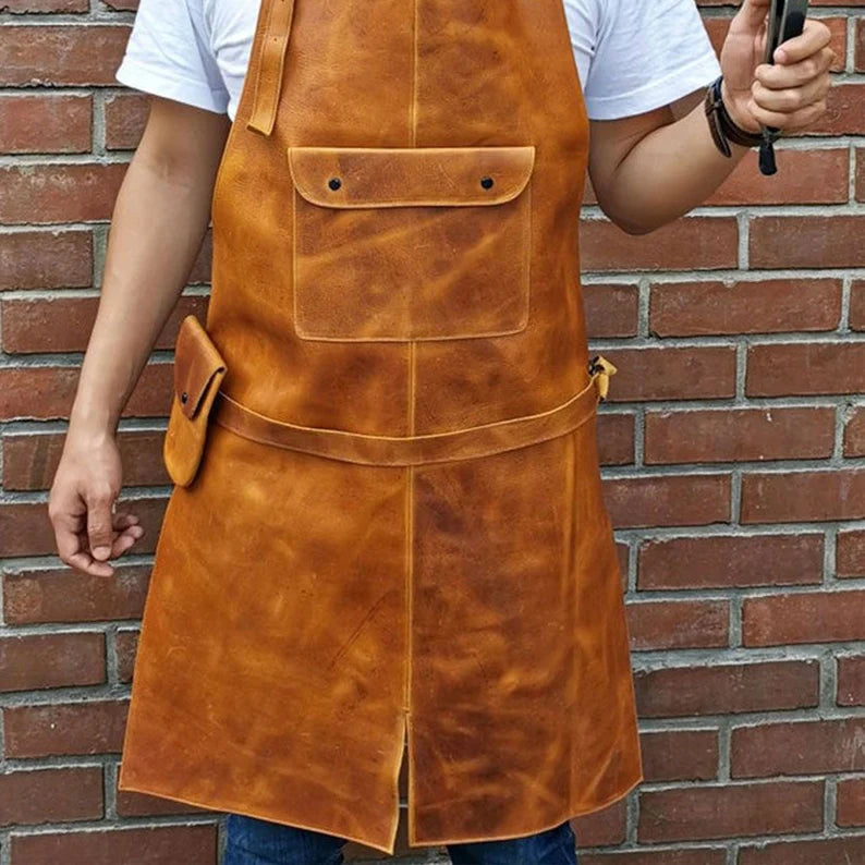 leather aprons, leather chef apron, leather bbq apron, leather butcher apron, leather barber apron, leather welding apron, leather blacksmith apron, leather woodworking apron, leather carpenter apron , leather mens apron