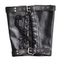 leather suspension cuffs, suspension cuffs, leather wrist cuffs, bondage suspension cuffs, bdsm suspension cuffs