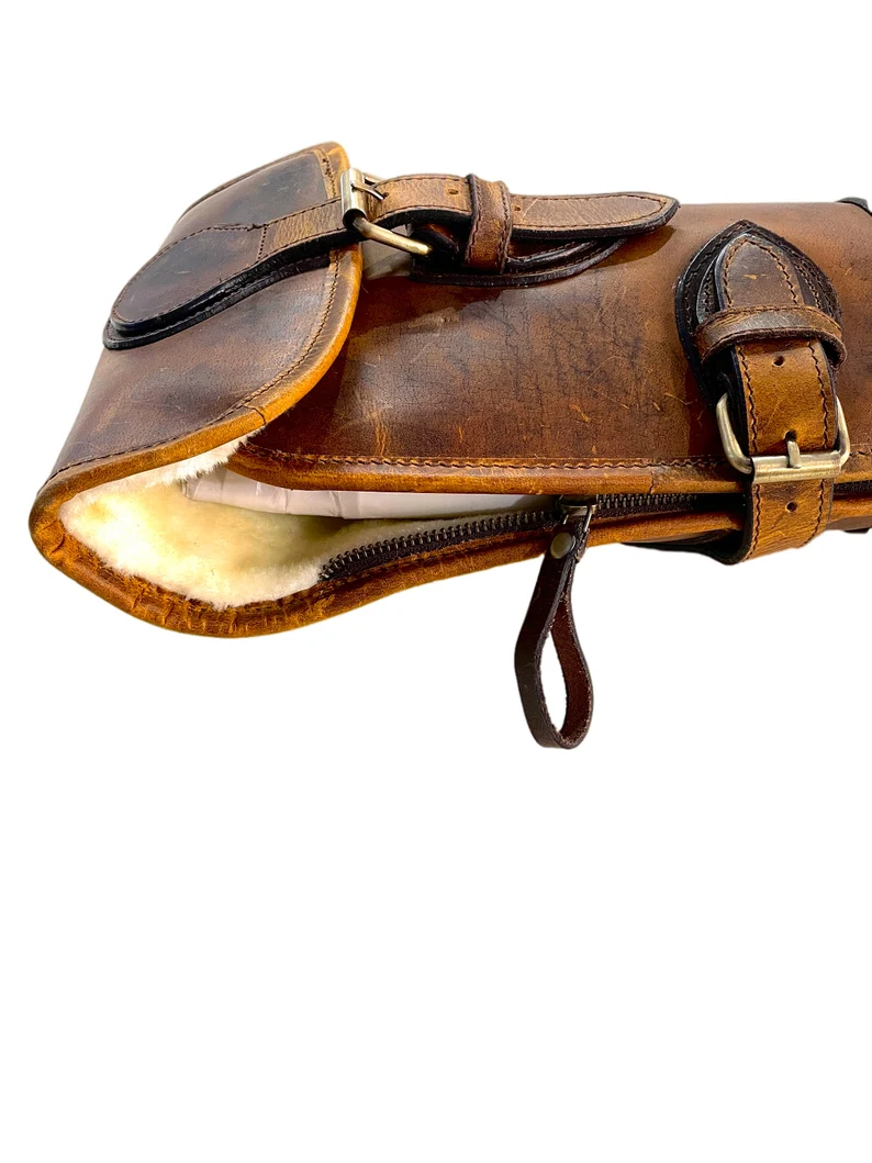 Handmade Leather Shotgun Scabbard, view 6
