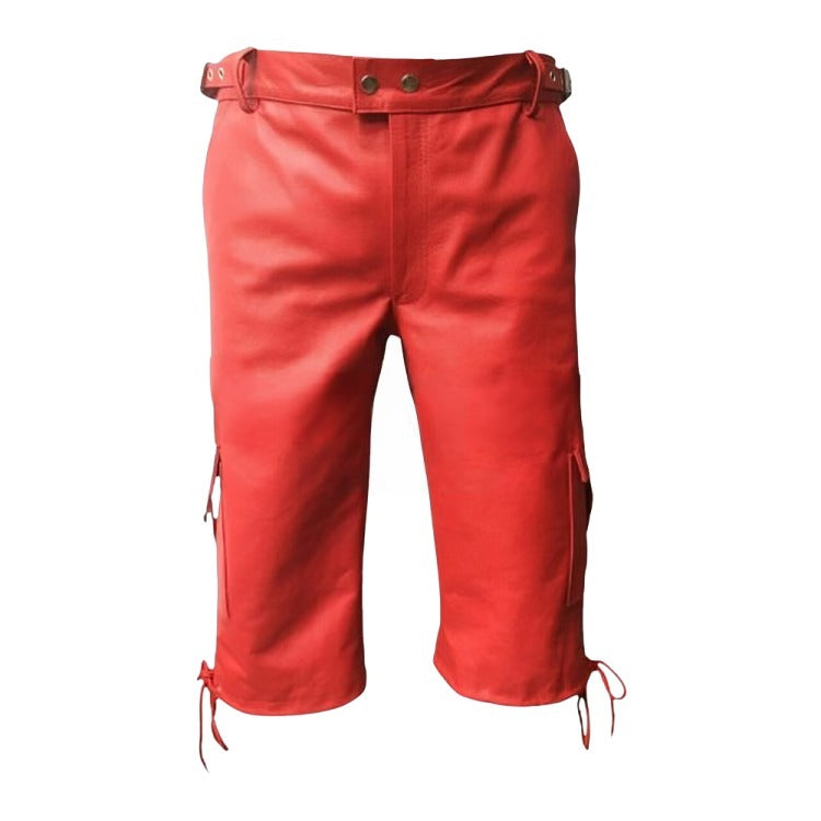 leather shorts, leather shorts bondage, leather shorts bdsm, leather gay shorts, gay leather shorts, knee lenght shorts