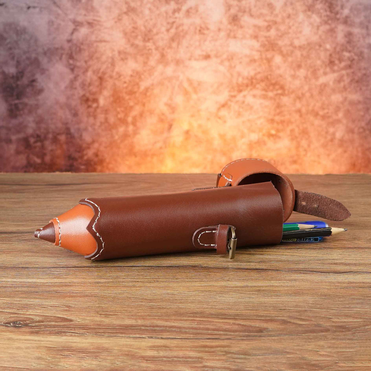 Leather Pencil Case