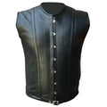 leather vest, gay leather vest, leather vest bdsm, bondage leather vest