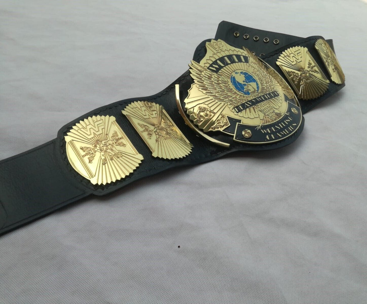 Authentic Winged Eagle Custom Championship Belts Replica in Brass, view 7