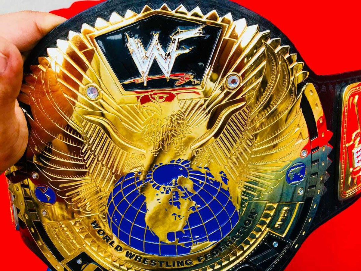 Big Eagle Scratch Custom Championship Belt with 24kt Gold Plating, view 4