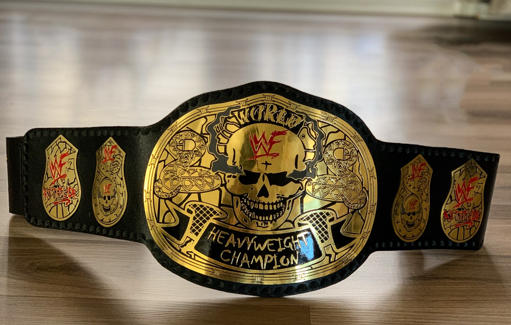 Smoking Skull Snake Skin Championship Belt