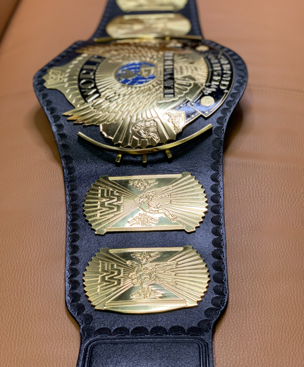 Eagle Replica Championship Belt with 2mm Brass Plates, view 2