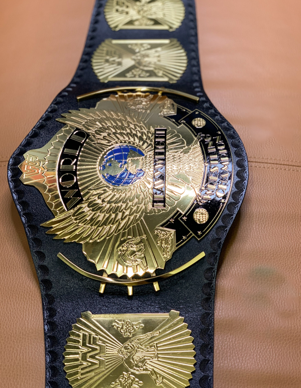 Eagle Replica Championship Belt with 2mm Brass Plates, view 4