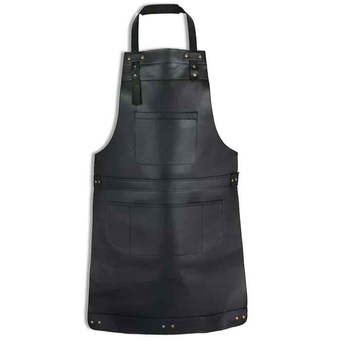 The Exquisite Multi-Pocket Leather Apron